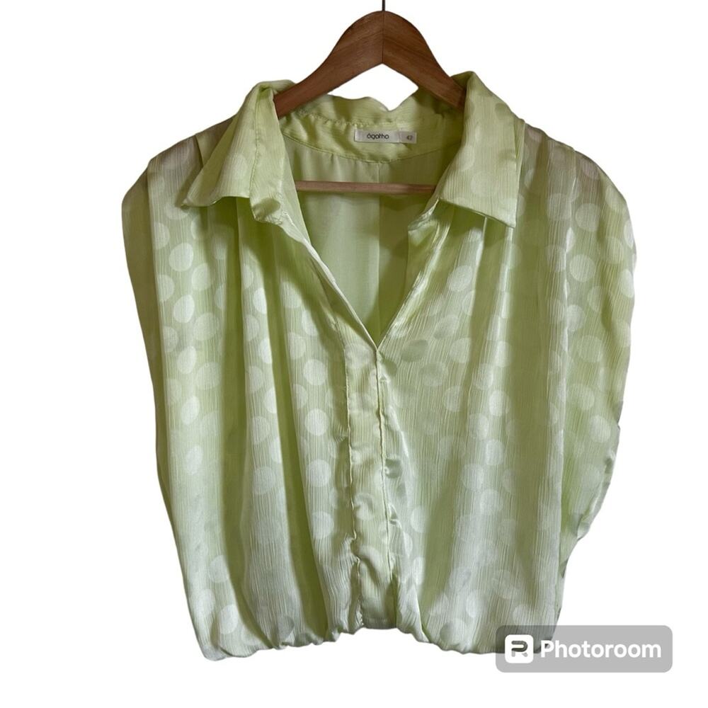 Agatha women’s blouse uk size‎ 42 #green